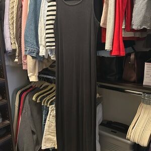 Quince Black Maxi Dress